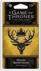 A Game of Thrones: The Card Game (Second Edition) – House Baratheon Intro Deck