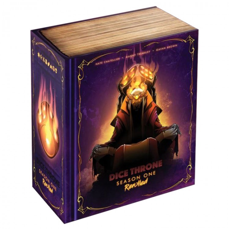 Dice Throne Season One ReRolled Barbarian vs. Moon Elf Great Boardgames