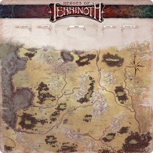 Heroes of Terrinoth Game Mat