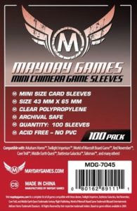 Mini Chimera Game Sleeves RED LABEL