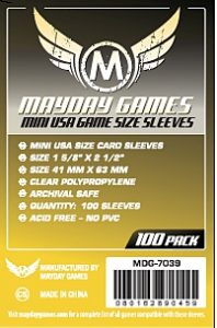 Mini USA Game Sleeves YELLOW LABEL