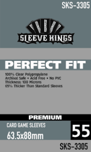 Deck Protector: Perfect Fit Premium Card Game 63.5x88mm (55 sleeves)