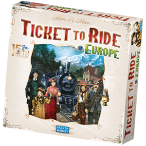 Ticket to Ride: Europe – 15th Anniversary (quite minor box bruise)