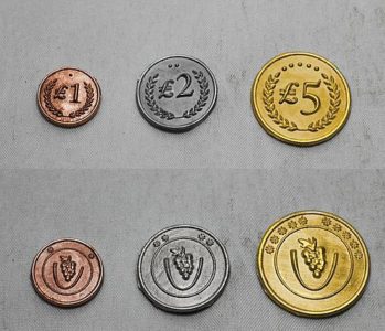 Viticulture: Metal coins