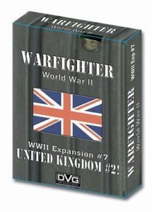 Warfighter: The WWII Tactical Combat Card Game: Expansion 7: UK #2