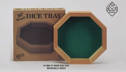 Wooden Dice Tray